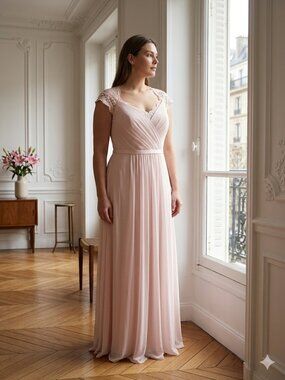 David's Bridal | Dresses | Gold Sequin Bridesmaid Dress | Poshmark